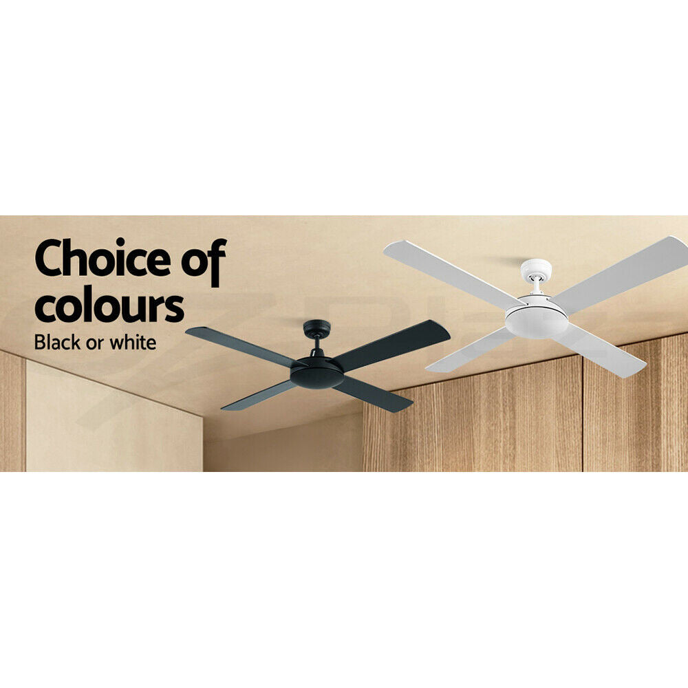 Devanti 52'' Ceiling Fan Wooden Blades Fans with Remote Control Timer 1300mm