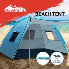 Weisshorn Camping Tent Beach Portable Hiking Sun Shade Shelter Fishing 4 Person