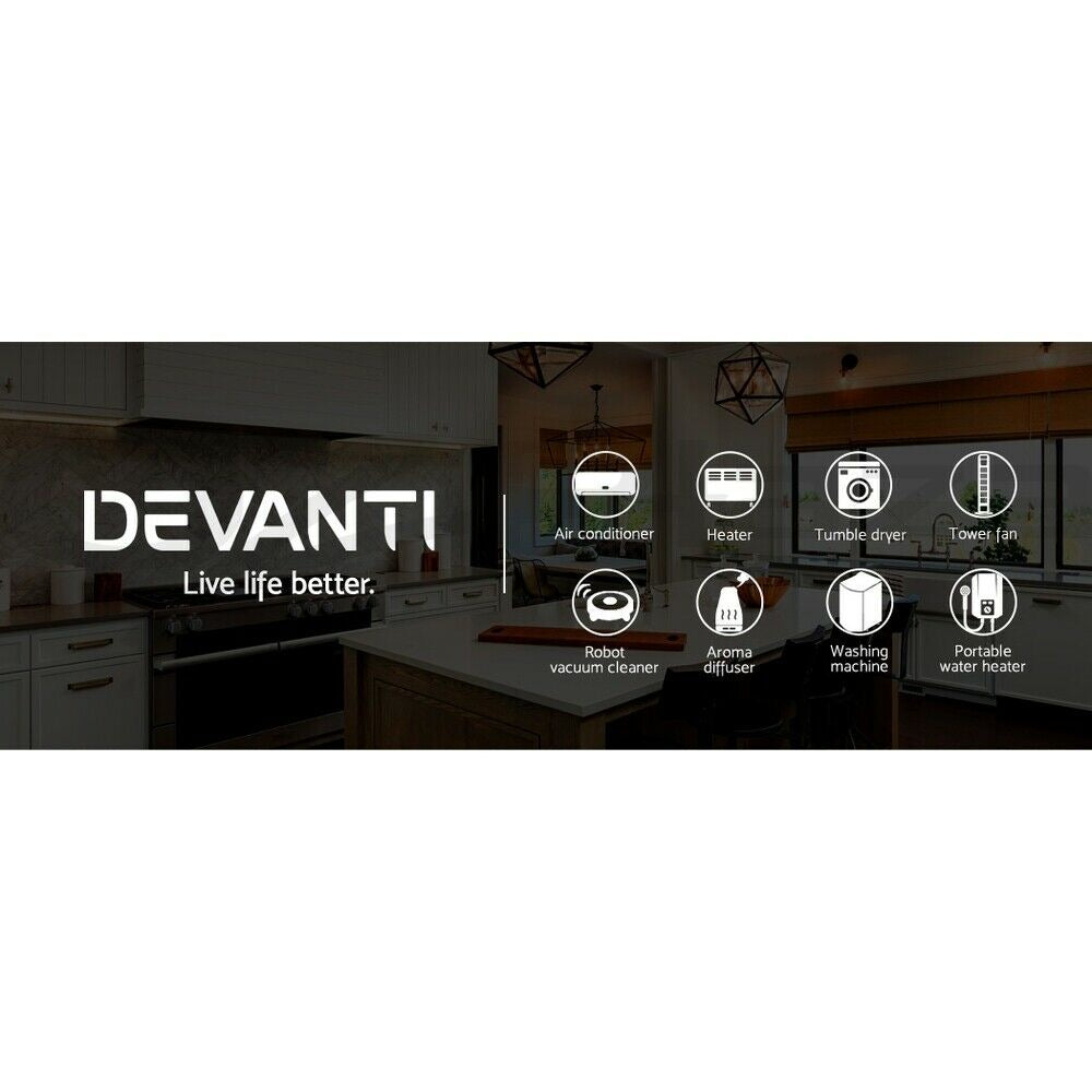 Devanti 9 Tray Food Dehydrators Commercial Beef Jerky Maker Fruit Dryer Black