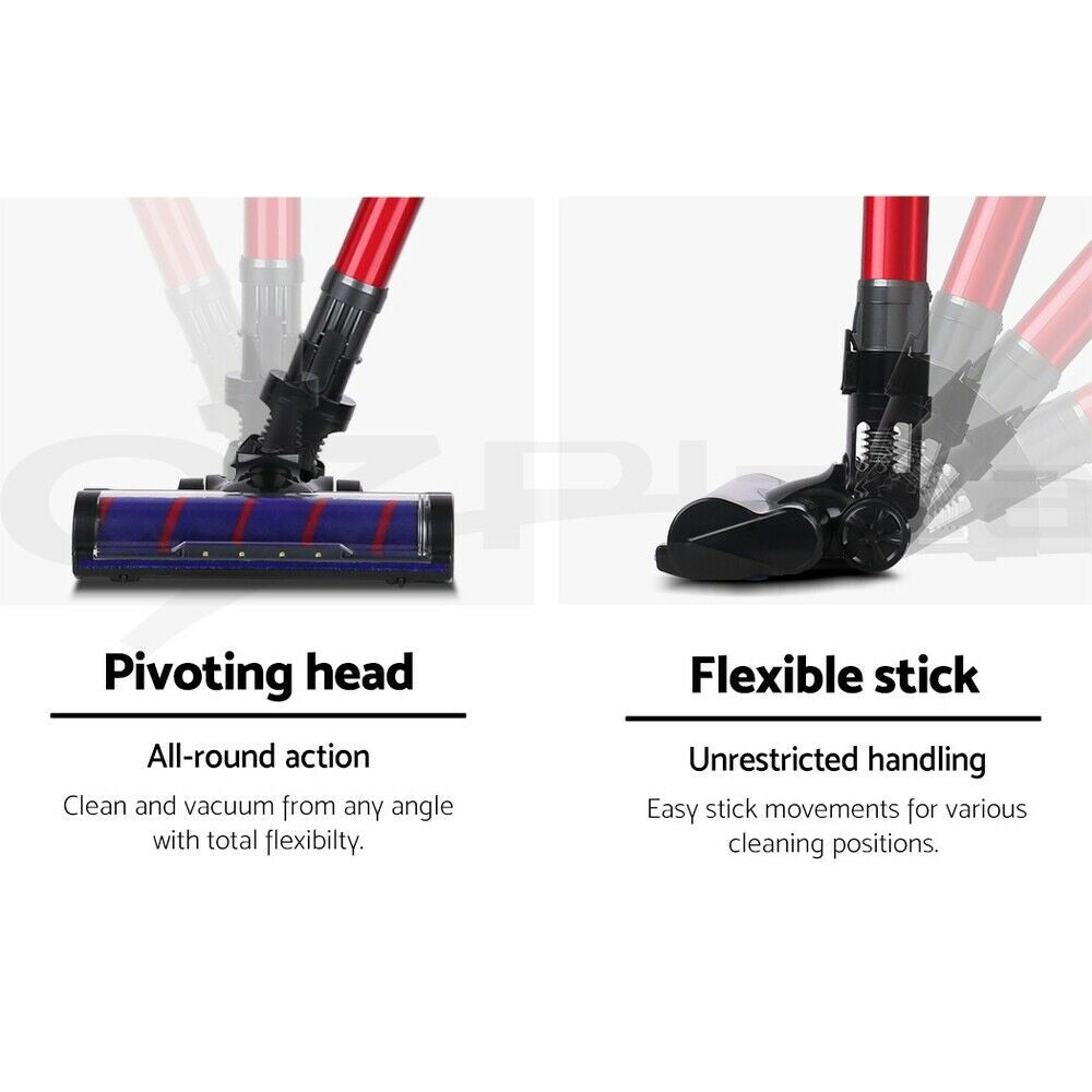 Devanti Handheld Vacuum Cleaner Motorised Roller Brush Head