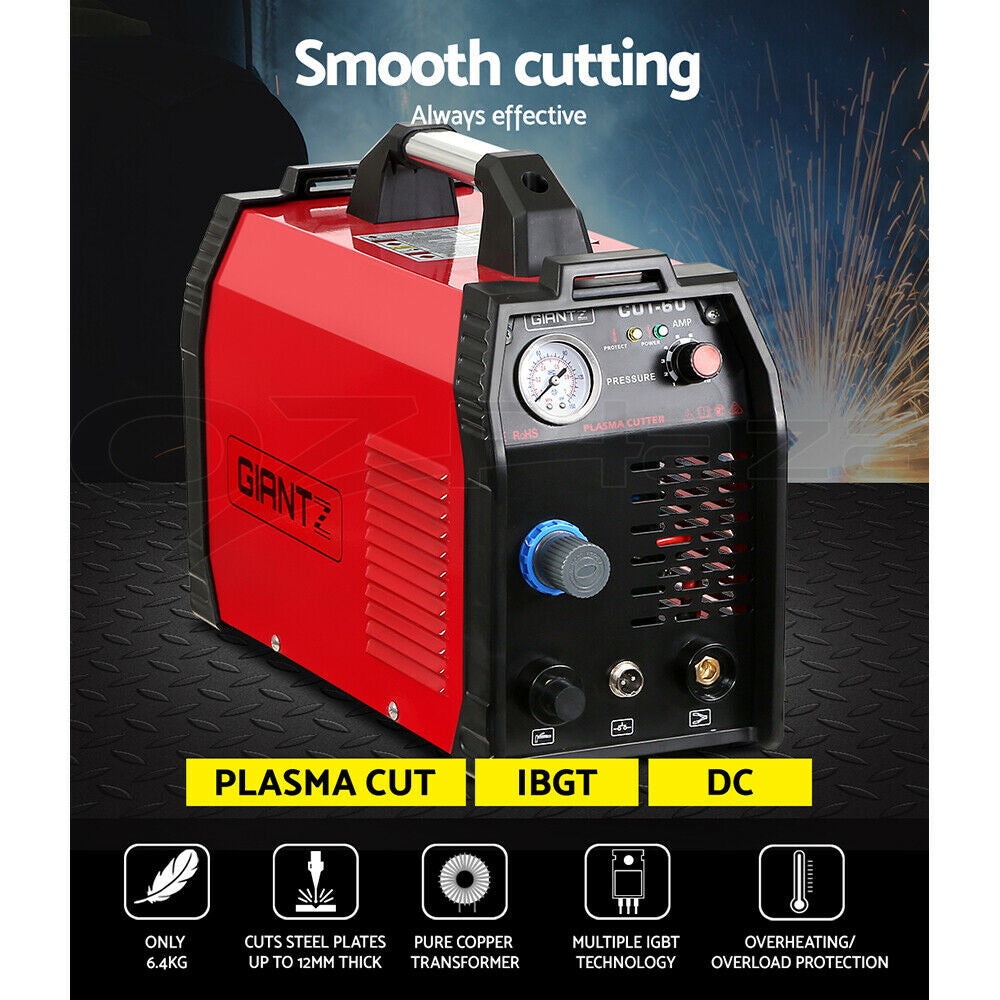 Giantz 60 Amp Inverter Welder Cutter Gas DC iGBT Welding Machine Portable