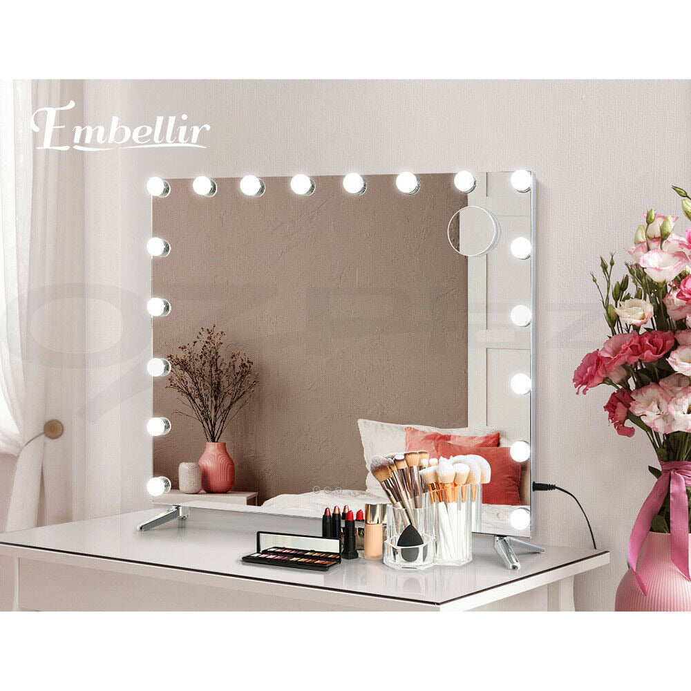 Embellir Makeup Mirror with Light LED Hollywood Mounted Wall Mirrors Cosmetic