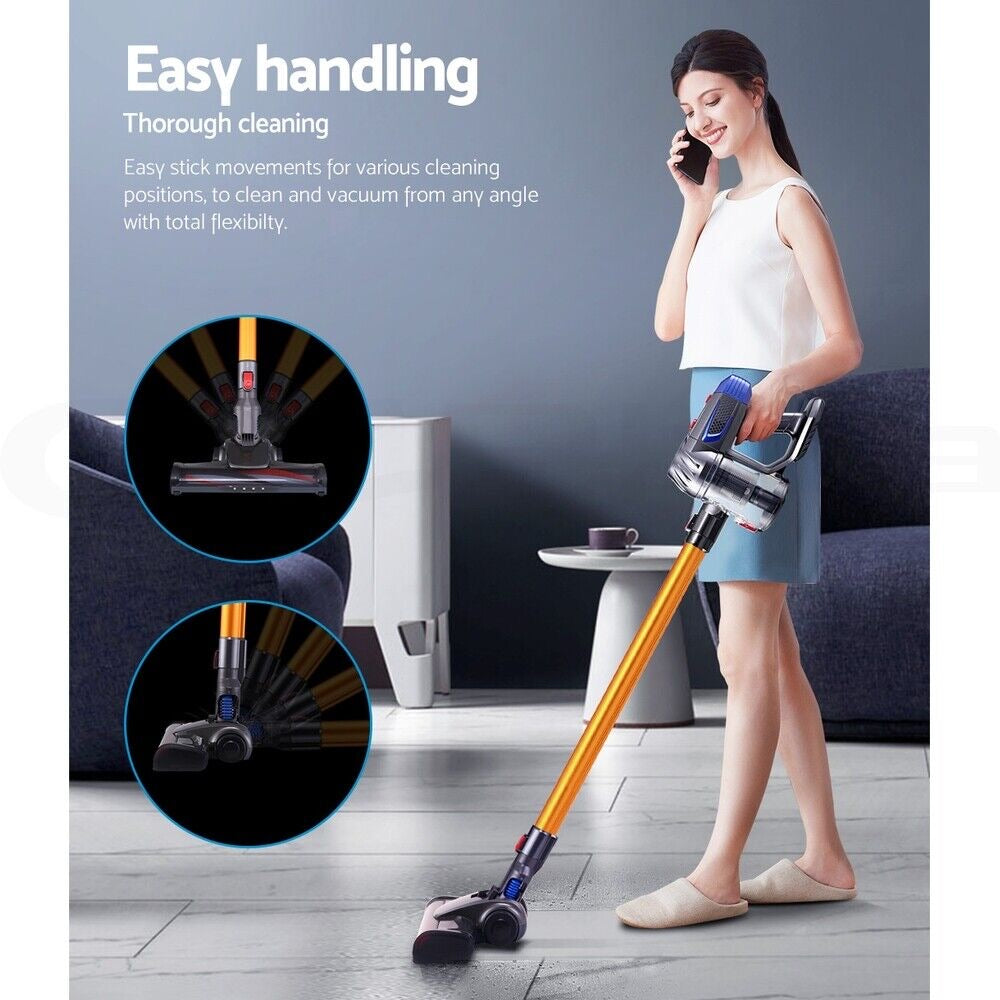 Devanti Handheld Vacuum Cleaner Bagless Cordless 150W Gold