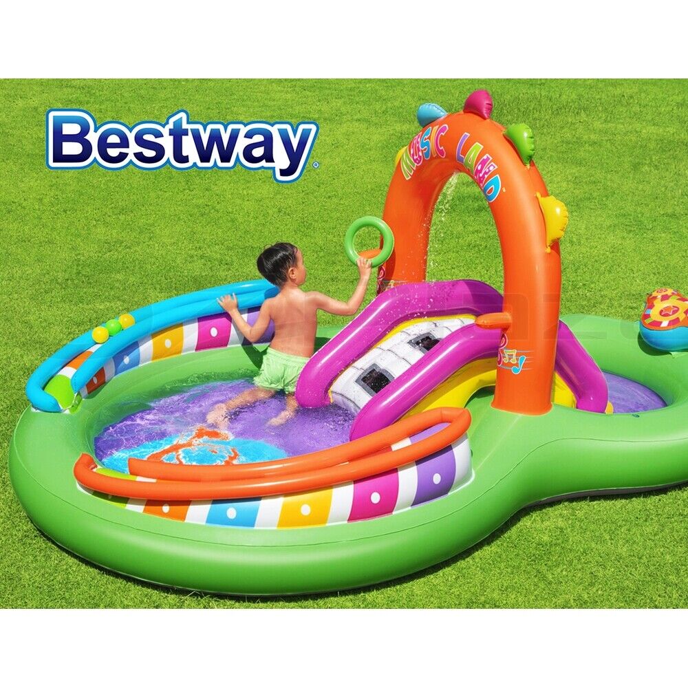 Bestway Kids Pool 295x190x137cm Inflatable Above Ground Swimming Play Pools 349L