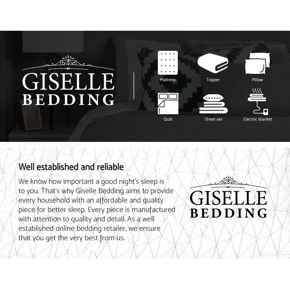 Giselle Bedding Memory Foam Pillow King Size Twin Pack