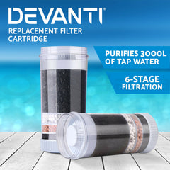 Devanti Water Cooler Dispenser 6-Stage Filter 2 Pack