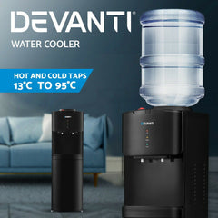 Devanti Water Cooler Dispenser Stand Black