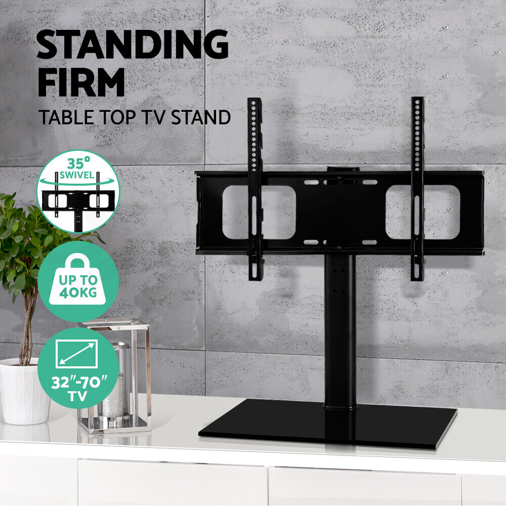 Artiss TV Stand Mount Bracket for 32"-70" LED LCD Swivel Tabletop Desktop Plasma