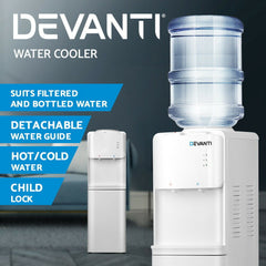 Devanti Water Cooler Dispenser Stand White