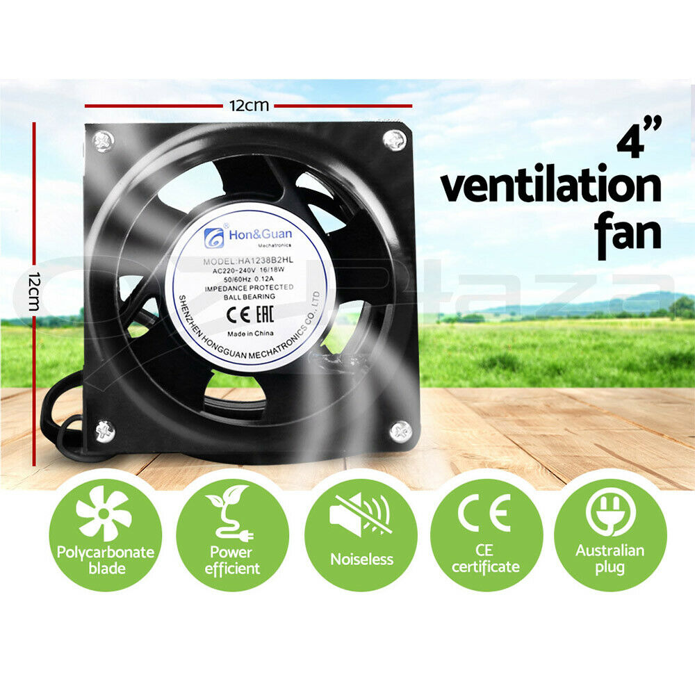 Greenfingers 4"Ventilation Kit Fan Hydroponics Grow Tent Kit Carbon Filter Duct,Greenfingers 4"Ventilation Kit Fan Hydroponics Grow Tent Kit Carbon Filter Duct