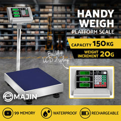 Emajin Platform Scales Digital 150KG Electronic Scale Counting LCD