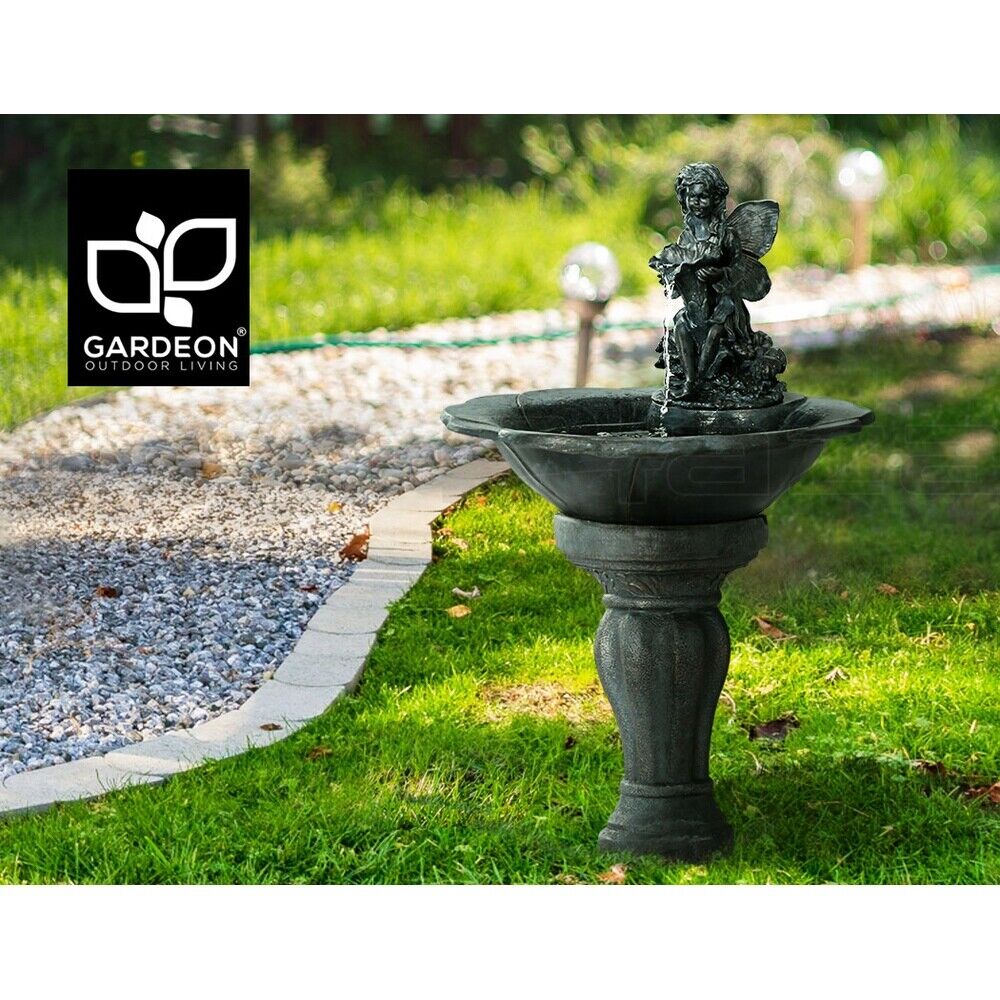 Gardeon Solar Water Feature with LED Lights Angel 94cm