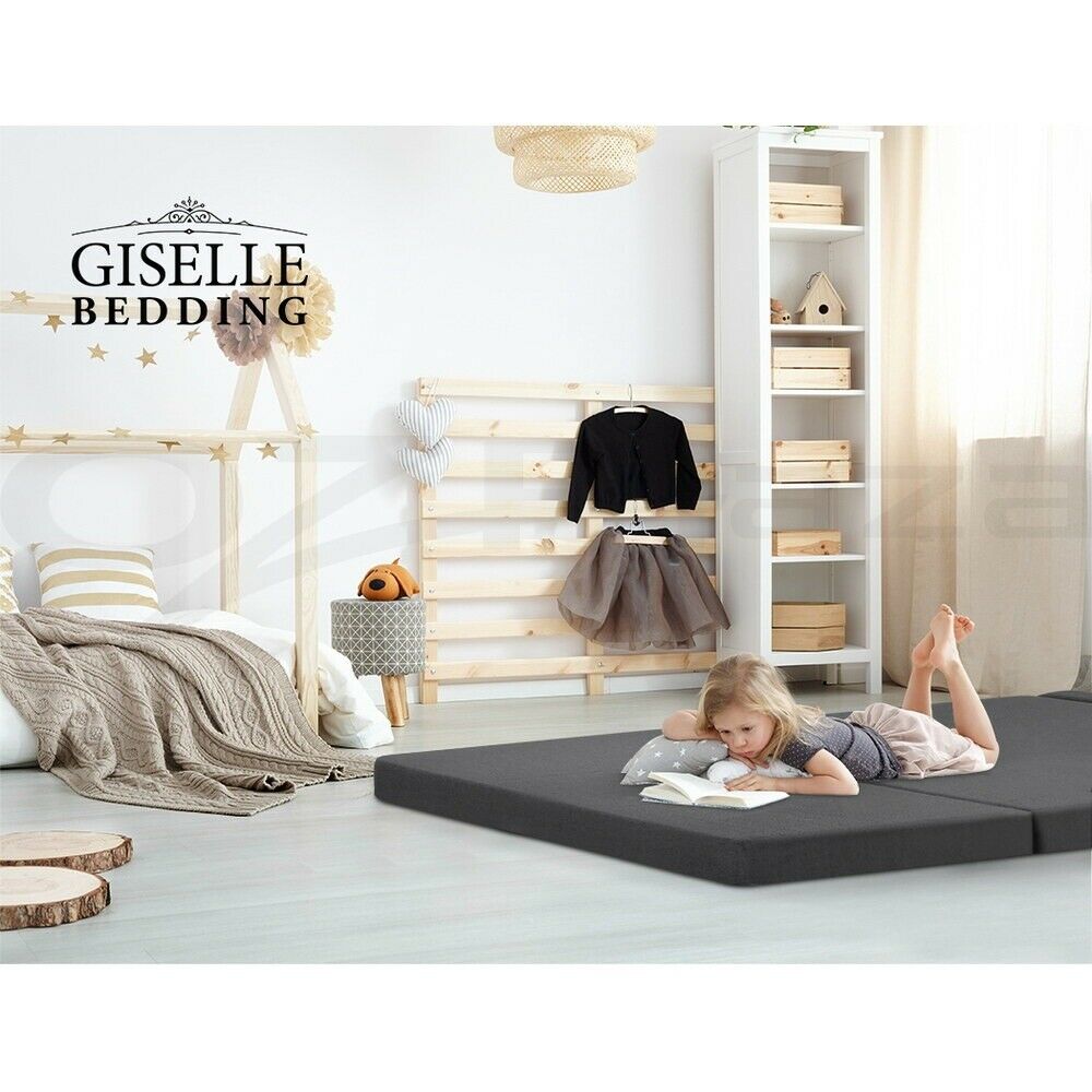 Giselle Bedding Foldable Mattress Folding Foam Double Grey