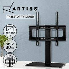 Artiss TV Stand Mount Bracket for 32"-55" LED LCD Swivel Tabletop Desktop Plasma