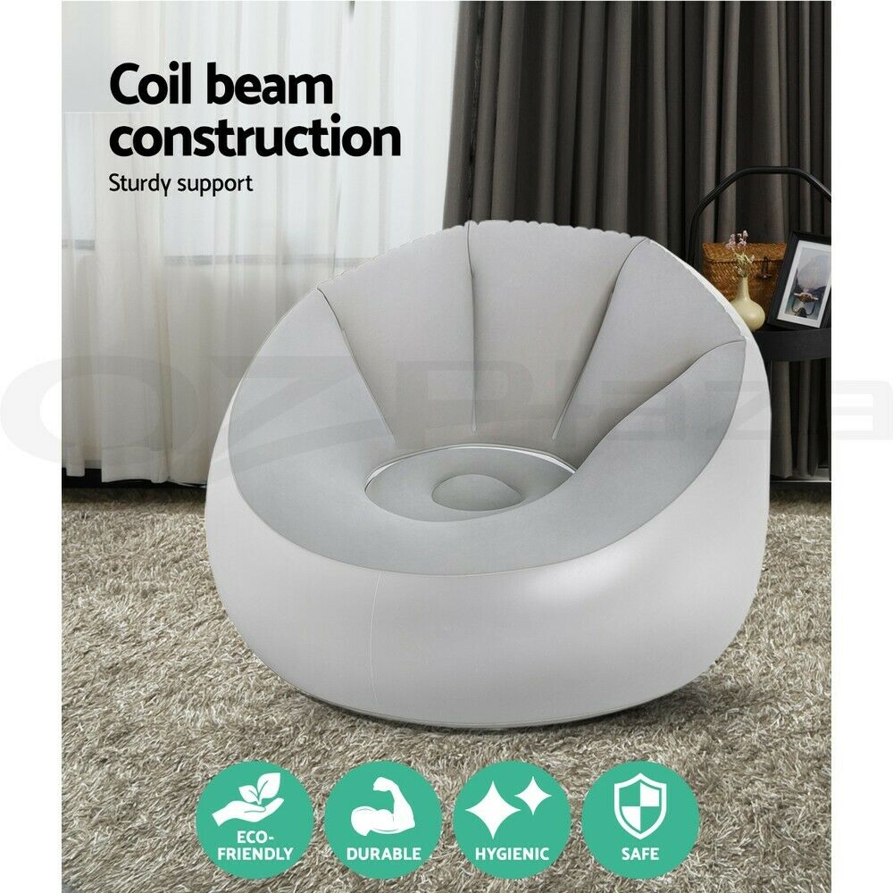 Bestway Inflatable Air Chair Sofa Lounge Seat LED Light