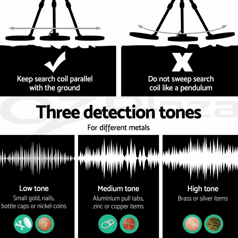 Metal Detector Pinpointer 180MM Deep Sensitive Search Treasure Gold Hunt