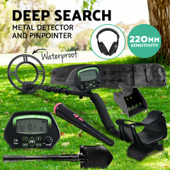 Deep Metal Detector Pinpointer Sensitive Searching Gold Digger Treasure Hunter