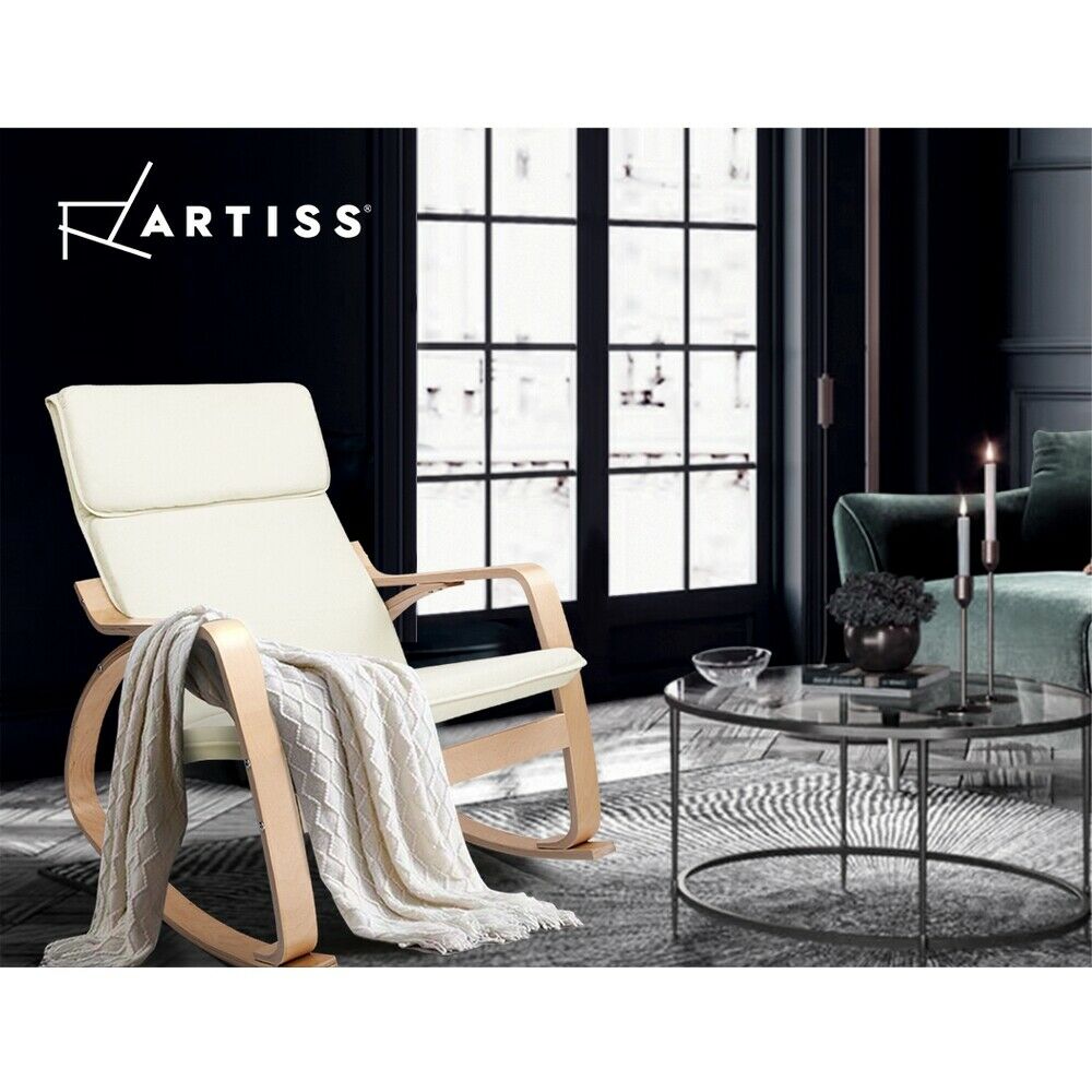 Artiss Rocking Armchair Bentwood Frame Aero