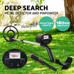 Metal Detector Pinpointer Deep Sensitive Searching Gold Digger Hunter