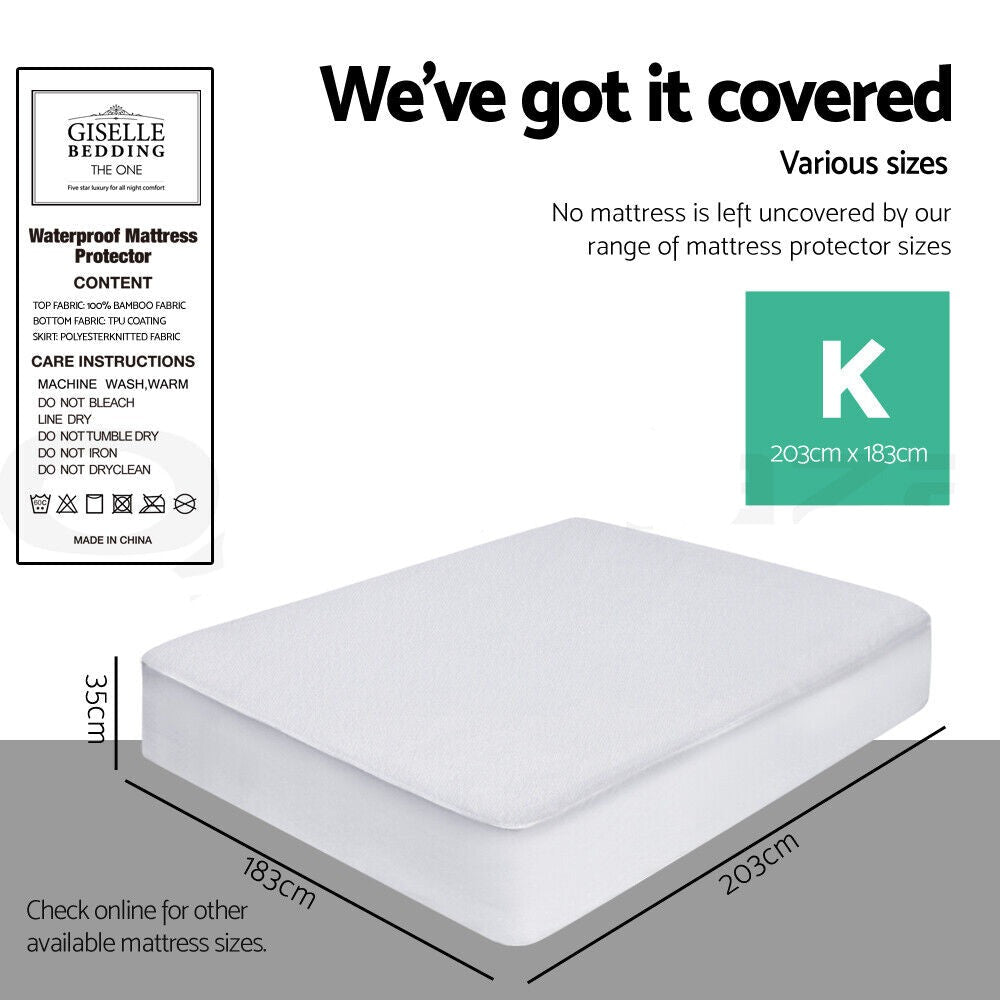 Giselle Bedding Mattress Protector King