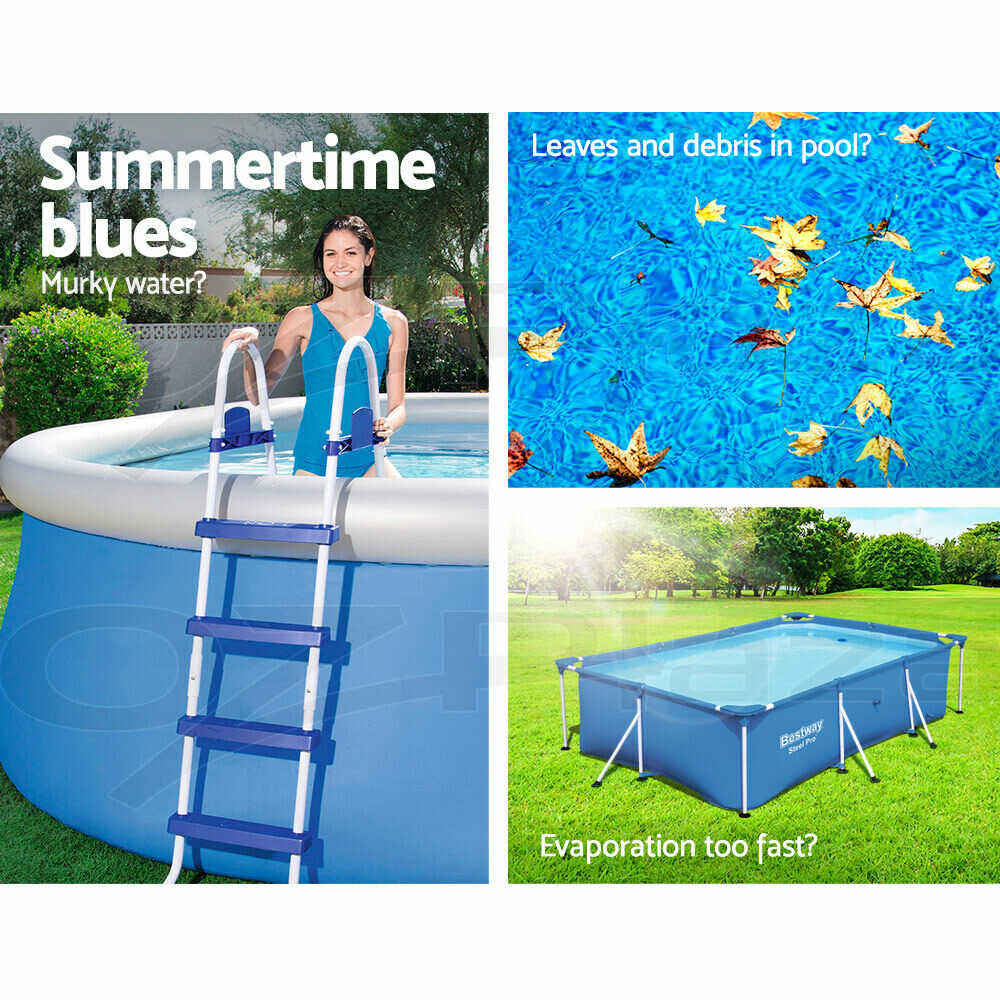 Bestway Pool Cover Fits 4.04x2.12m Above Ground Swimming Pool PE Blanket