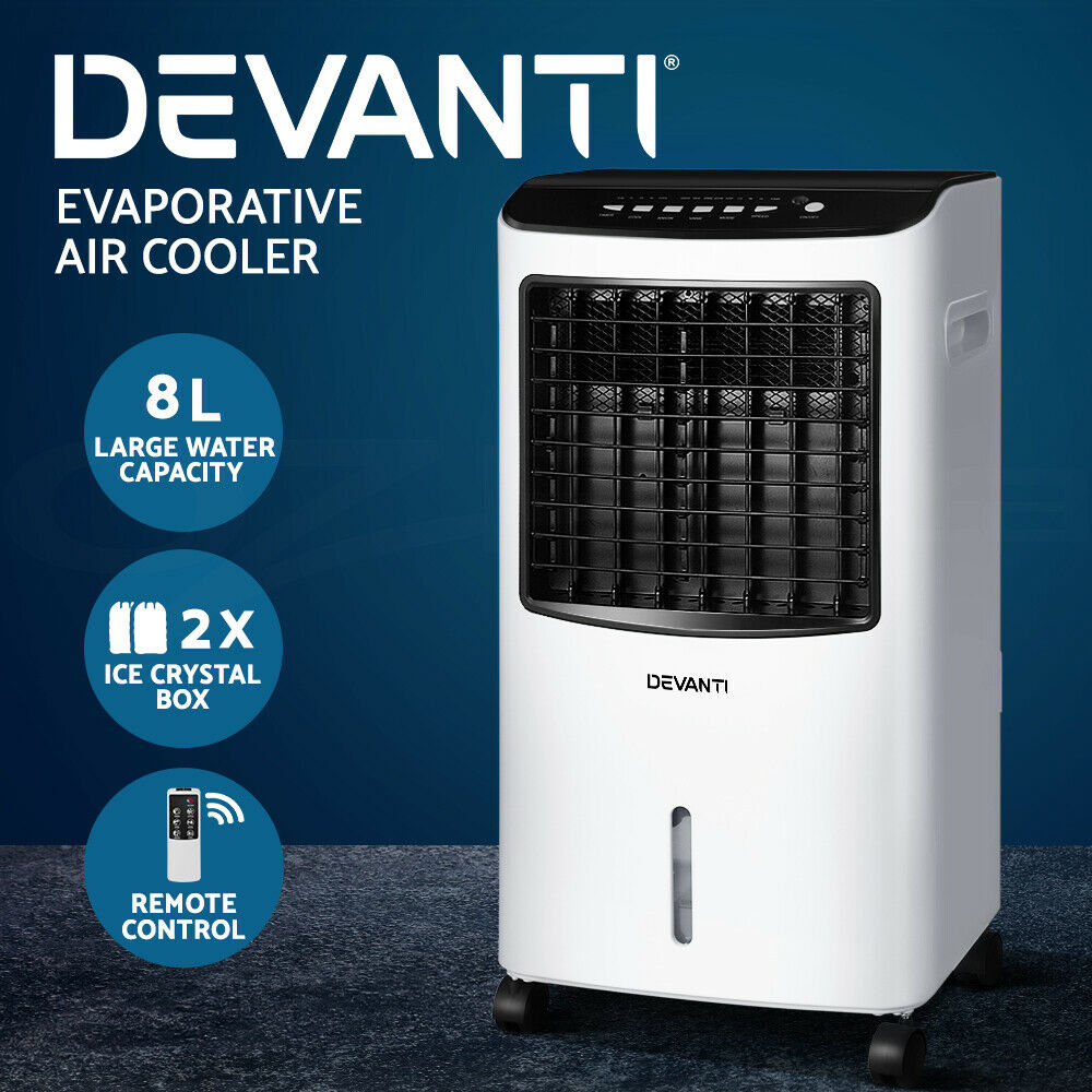 Devanti Evaporative Air Cooler Conditioner 8L