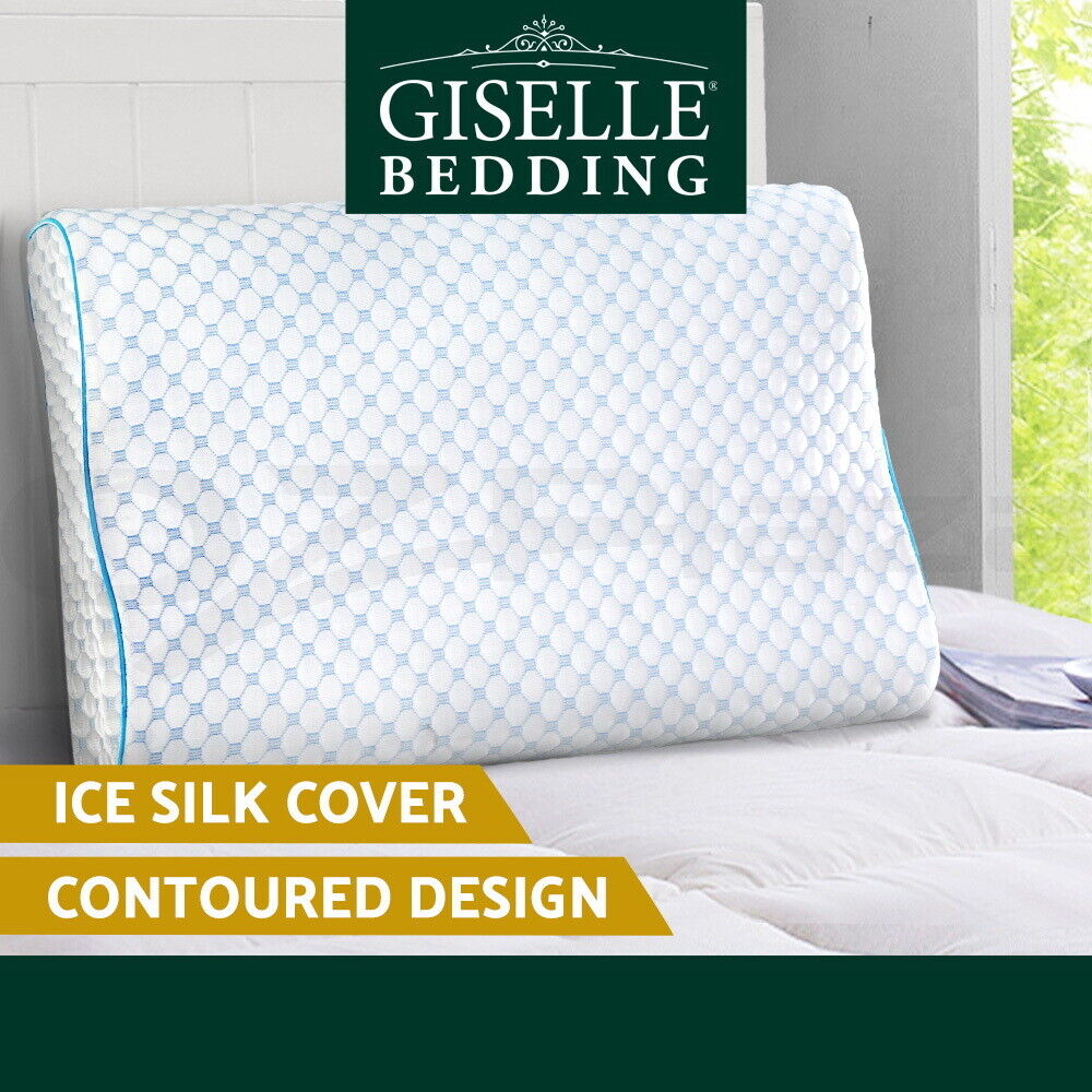 Giselle Bedding Memory Foam Contour Pillow Cool Gel