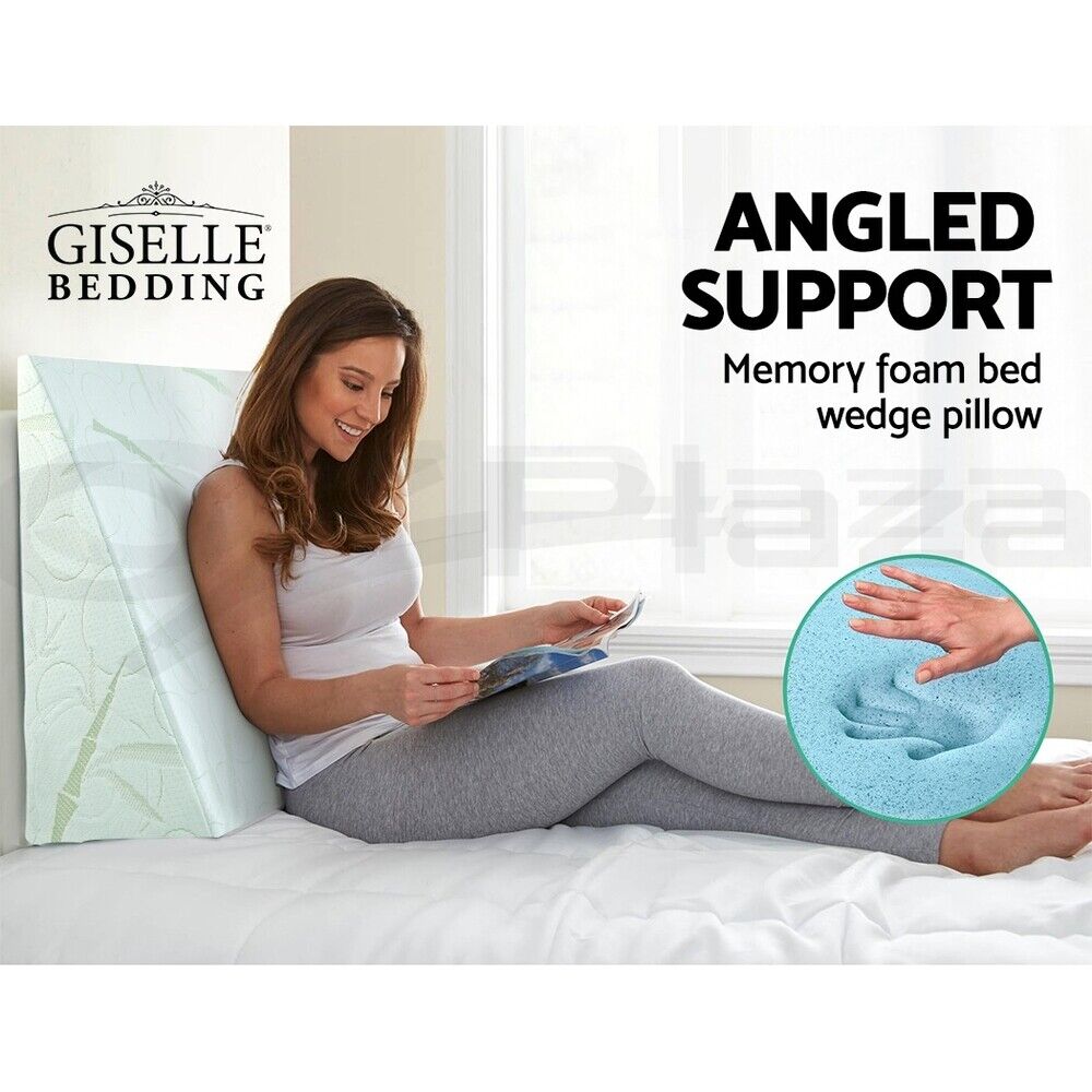 Giselle Bedding Wedge Pillow Bamboo Cover