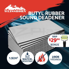 Weisshorn Car Sound Deadener Insulation 1.92sqm