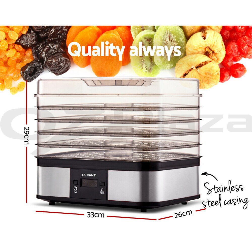 Devanti 5 Trays Food Dehydrator