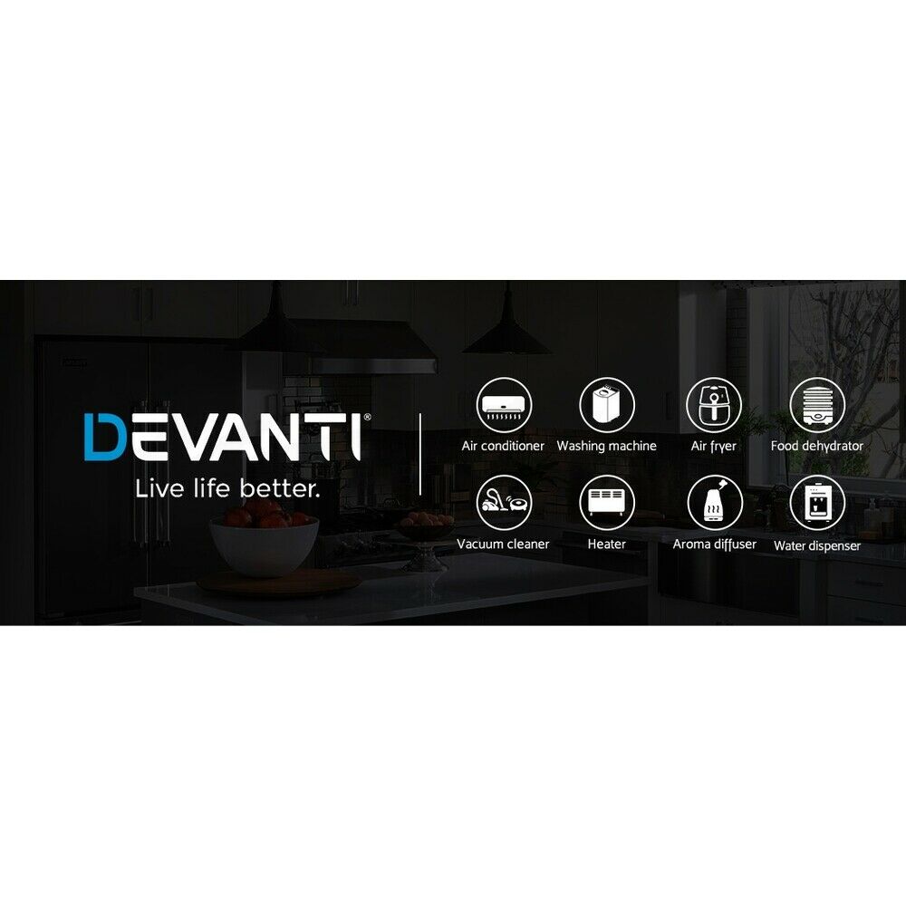 Devanti Air Fryer 7L LCD Fryers Black