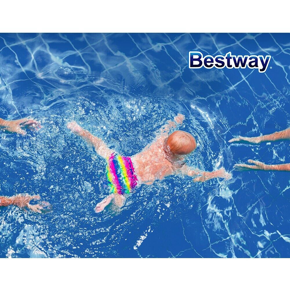 Bestway Kids Pool 244x46cm Round Above Ground Rigid Swimming Pools Undersea 2074L