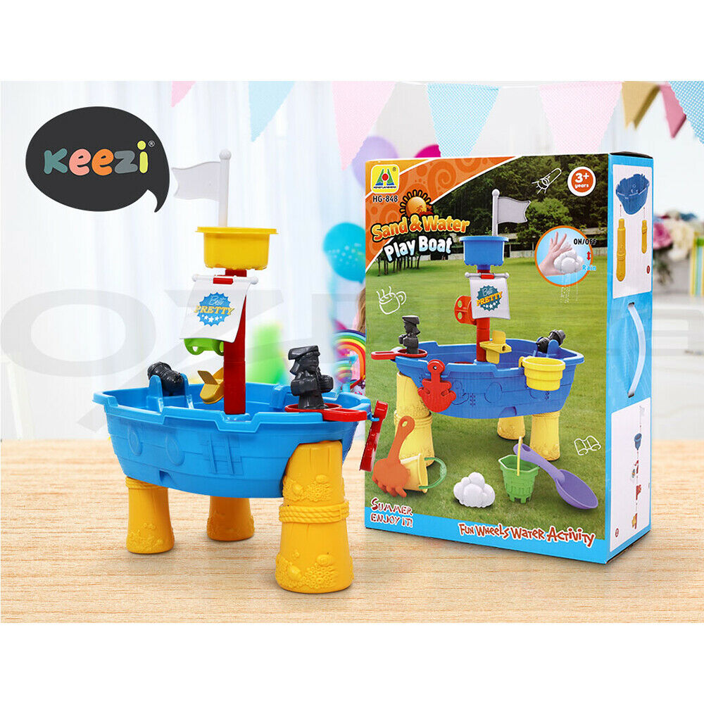 Keezi Kids Sandpit Pretend Play Set Outdoor Toys Water Table Activity Play Set