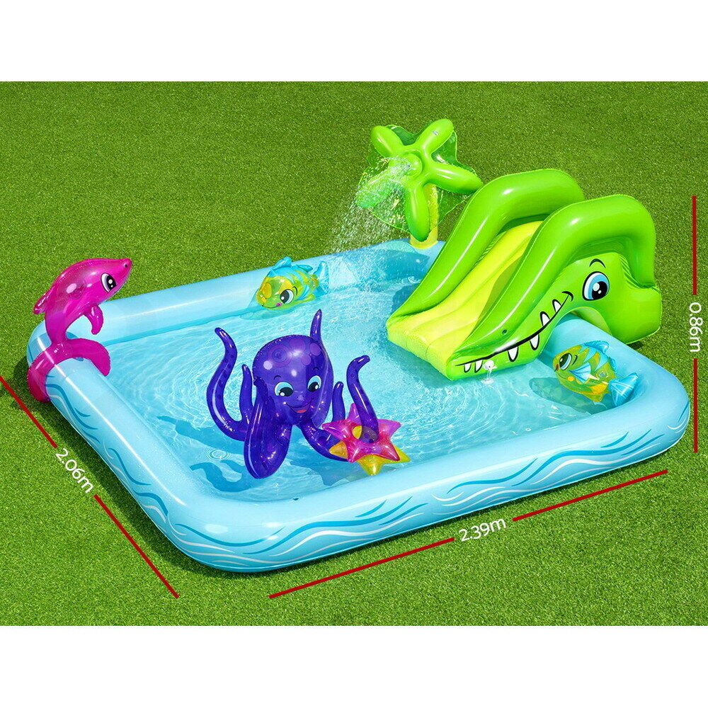 Bestway Kids Pool 239x206x86cm Inflatable Above Ground Swimming Play Pools 308L