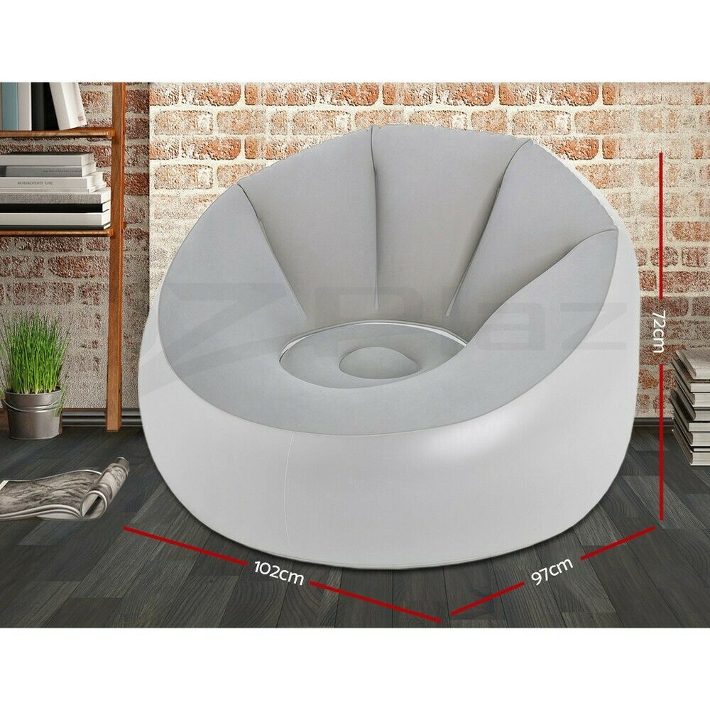 Bestway Inflatable Air Chair Sofa Lounge Seat LED Light