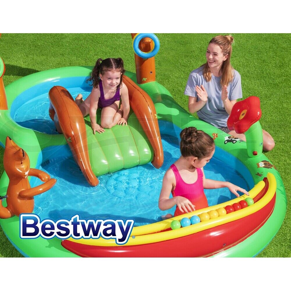 Bestway Kids Pool 295x199x130cm Inflatable Above Ground Swimming Play Pools 111L