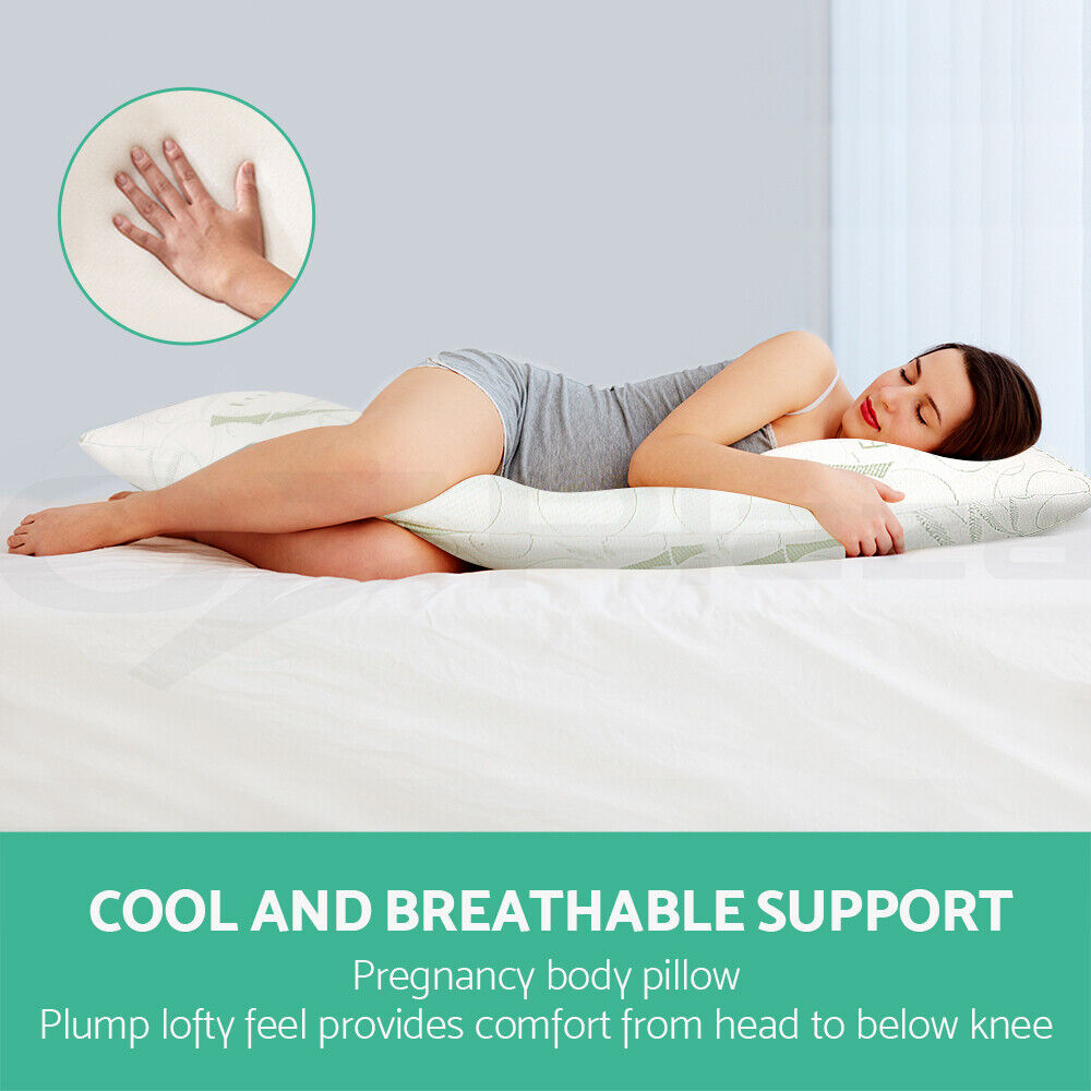 Giselle Bedding Body Support Pillow Bamboo Cover