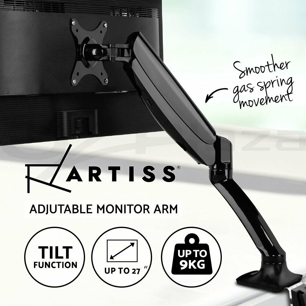 Artiss Monitor Arm Gas Spring Desk Mount Screen Holder