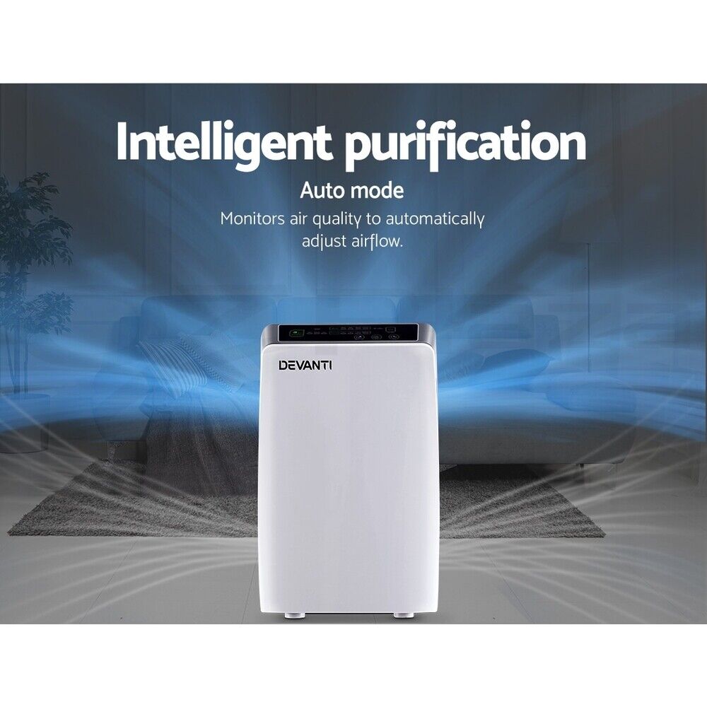 Devanti Air Purifier 4 Stage HEPA Filter