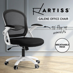 Artiss Office Chair Mesh Computer Desk Chairs Work Study Gaming Mid Back Black