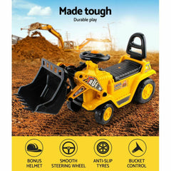 Keezi Ride On Car Toys Kids Excavator Bulldozer Sandpit Digger Car Pretend Play