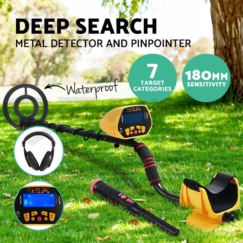 Metal Detector Pinpointer Deep Sensitive Searching Treasure Gold Hunt