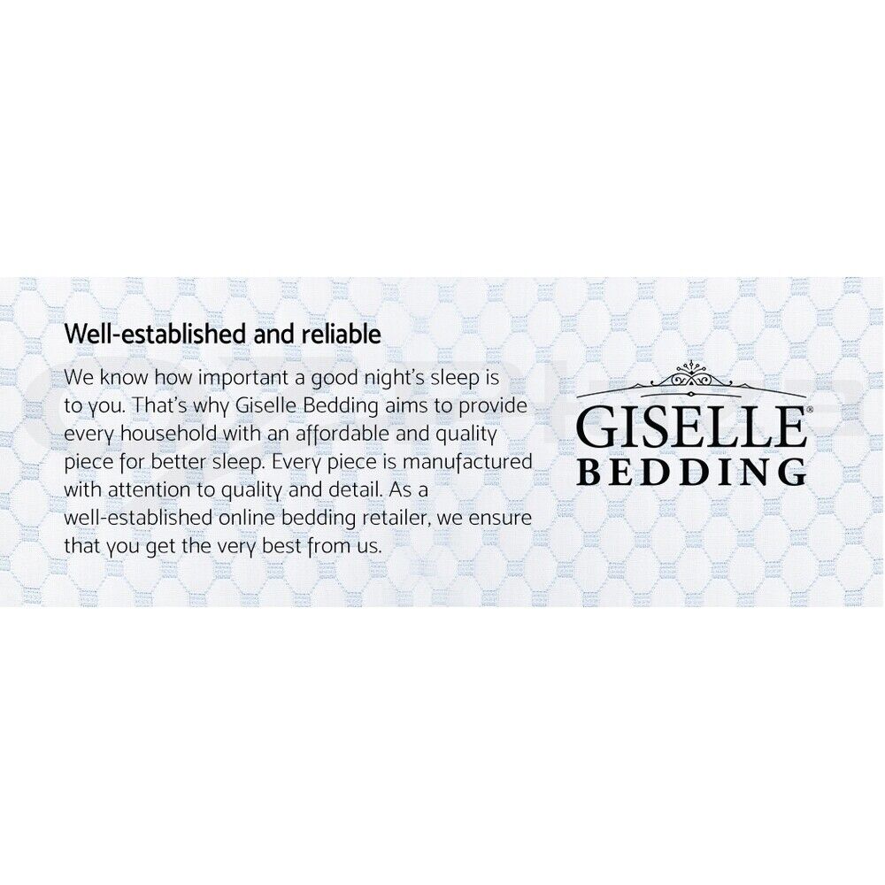 Giselle Bedding Memory Foam Contour Pillow Cool Gel