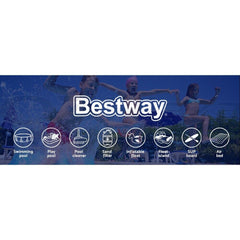 Bestway Pool Float Inflatable Lounge Seat Pillow Bed Cup Holder