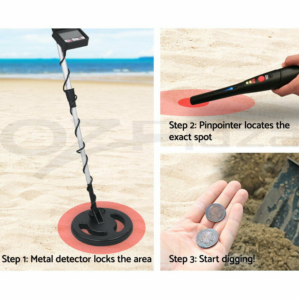 Metal Detector Pinpointer 180MM Deep Sensitive Search Treasure Gold Hunt