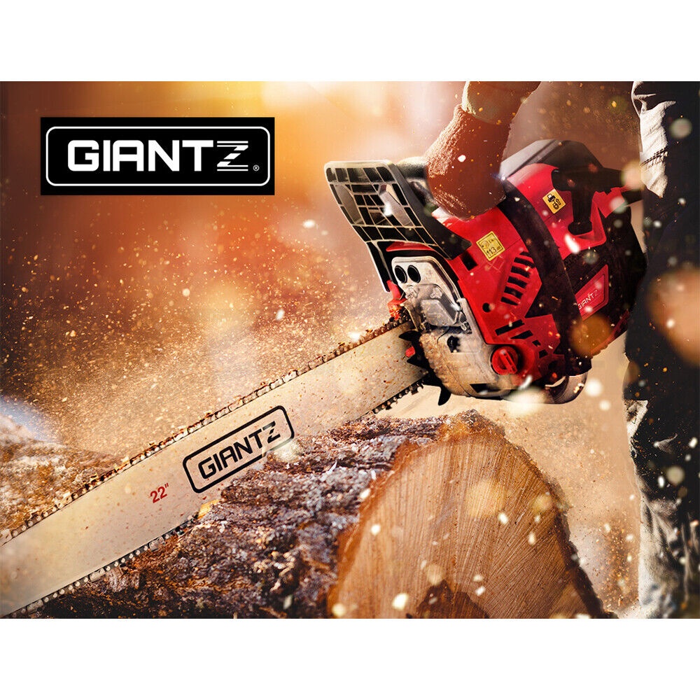 Giantz Chainsaw Petrol 58CC 22" Bar Commercial E-Start Pruning Chain Saw,Giantz Chainsaw Petrol 58CC 22" Bar Commercial E-Start Pruning Chain Saw 4.2HP