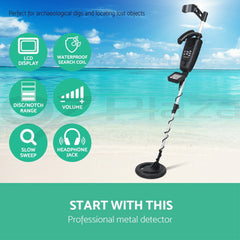 Metal Detector Deep Sensitive Searching LCD Treasure Gold Hunter Gift