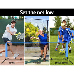 Everfit 3m Badminton Tennis Net Portable Volleyball Kit Adjustable Height