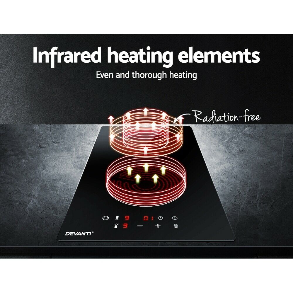 Devanti Electric Ceramic Cooktop 30cm