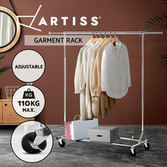 Artiss Clothes Rack Rail Coat Stand Adjustable Hanger